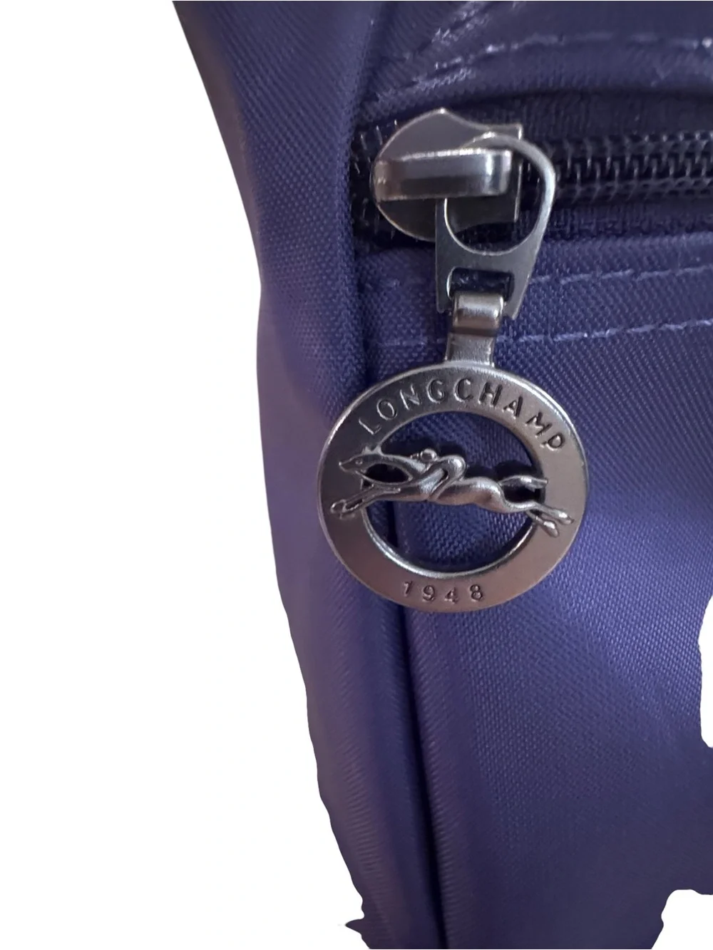 Longchamp Le Pliage Purple Briefcase / Laptop Bag with COA